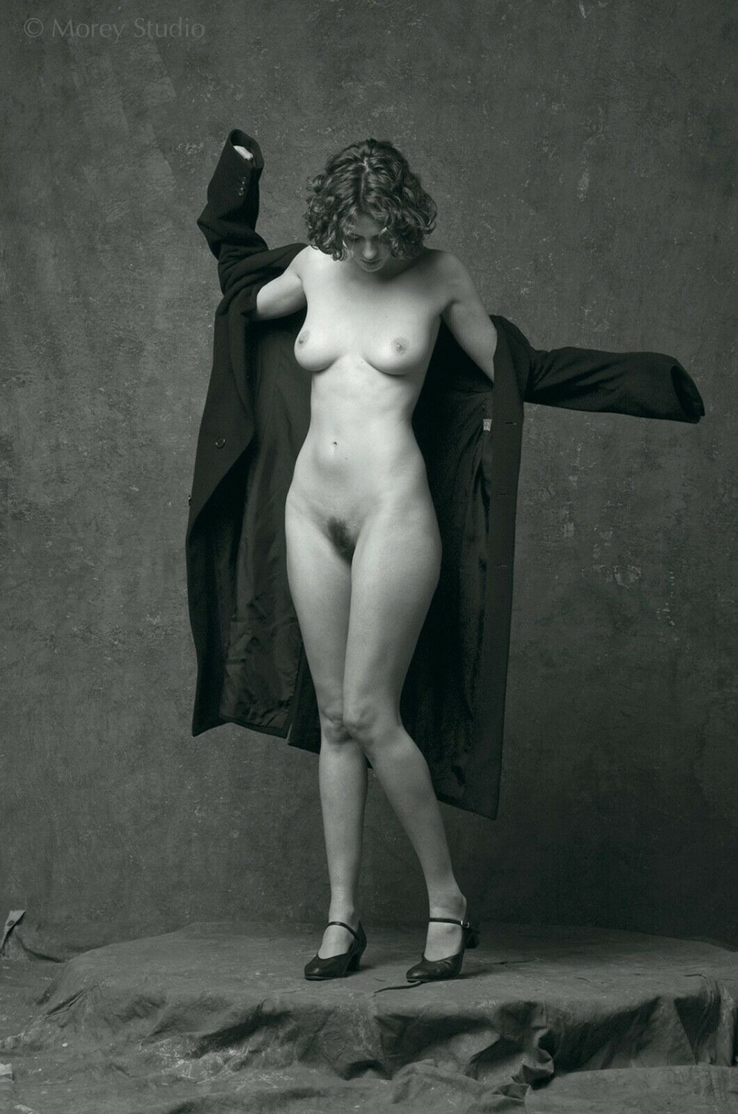 Fine-art nude movement study, second sitting, frame one